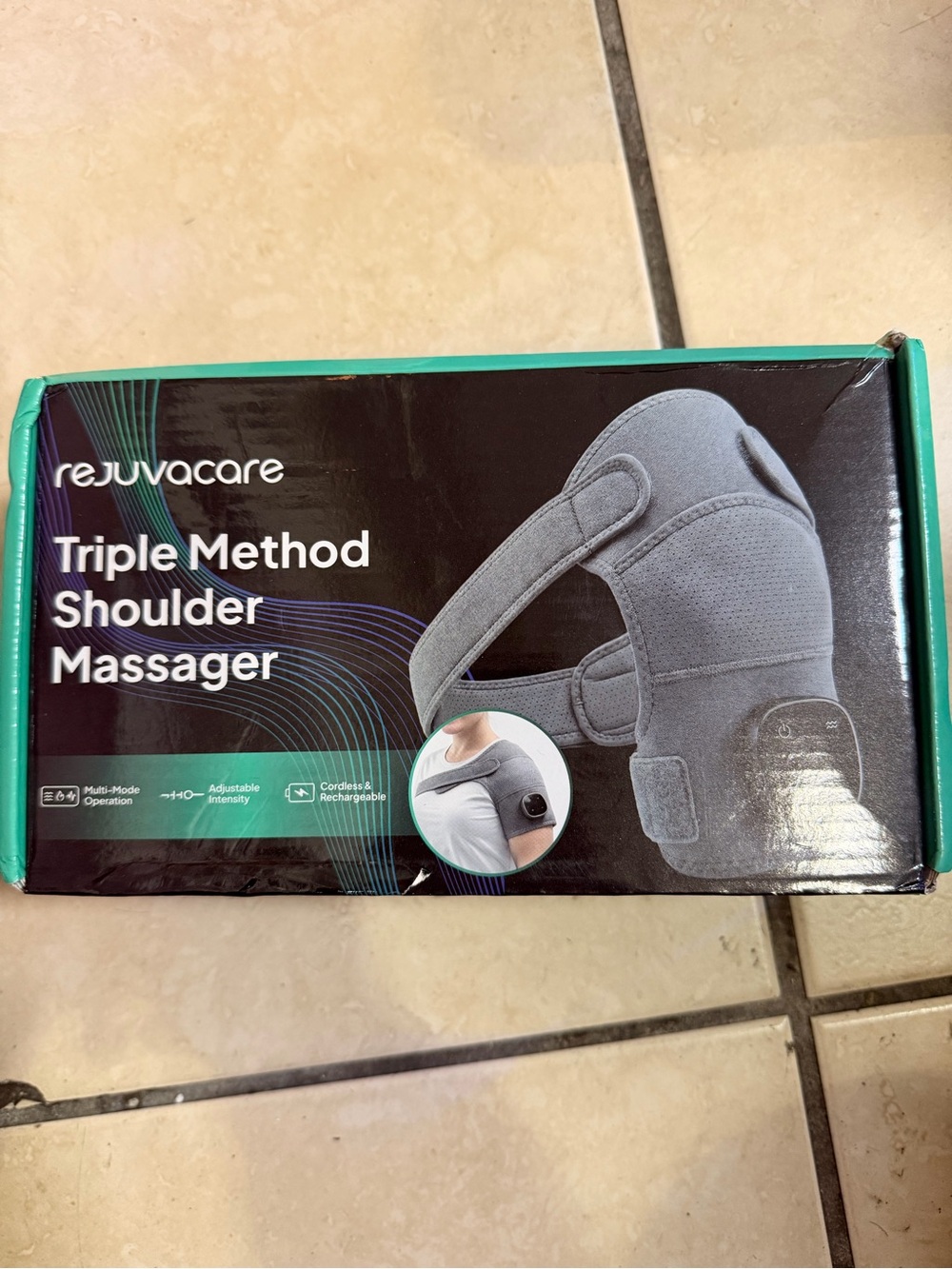 Rejuvacare Shoulder Vibration+Heat Massager Rotator Cuff Joint Pain NIB